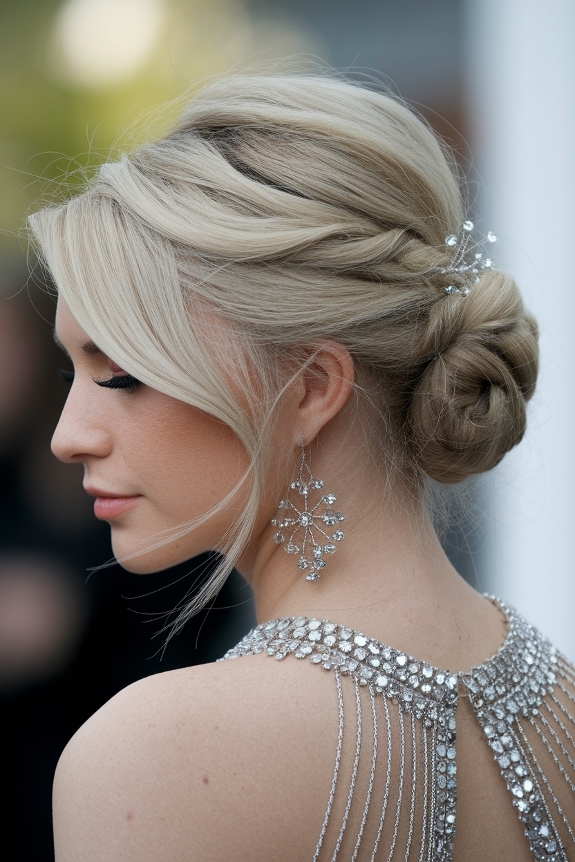 Prom Hairstyles for Medium Length Hair 2025: Glam Choices outfit idea