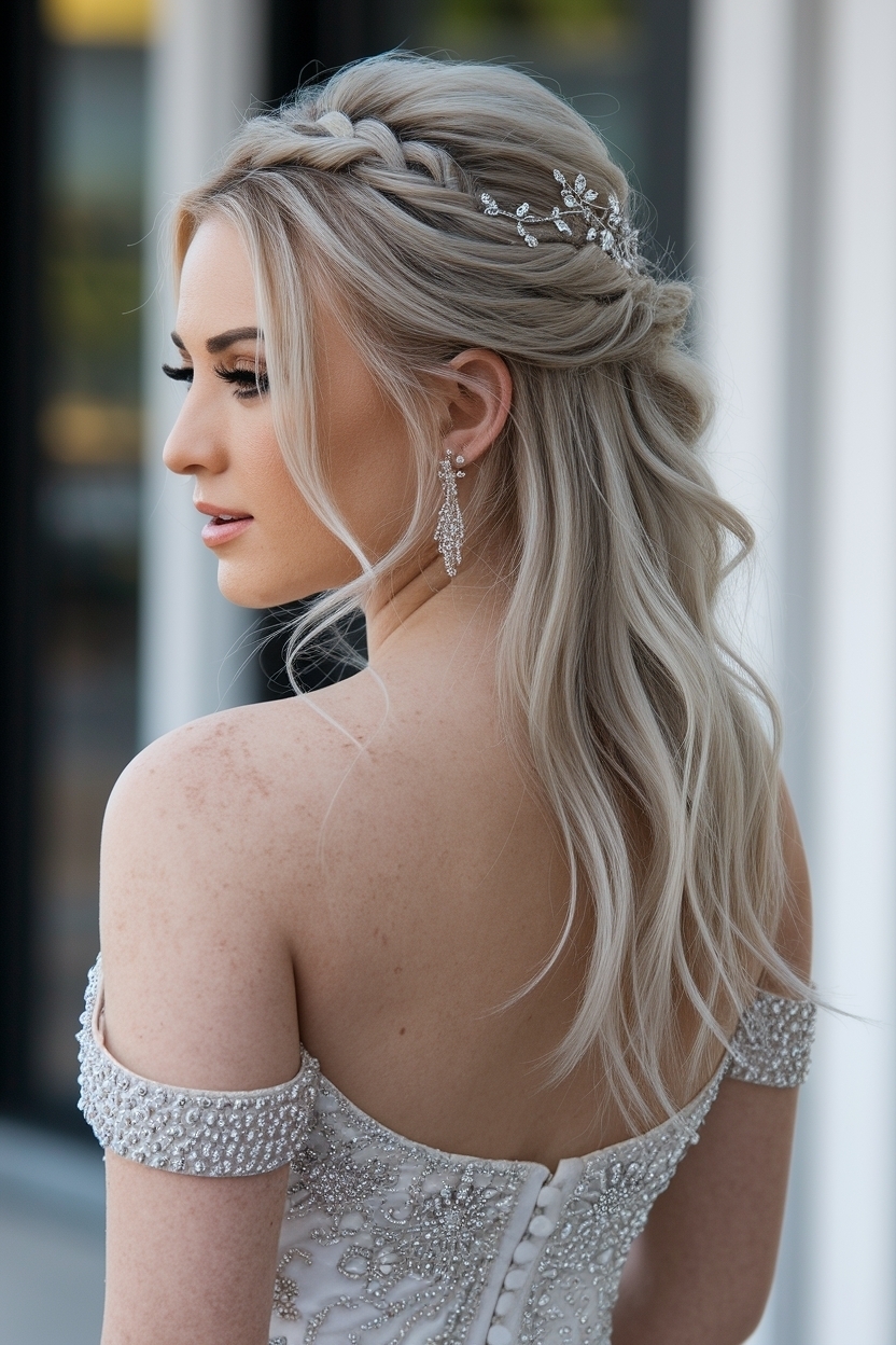 Prom Hairstyles Half Up Half Down Medium: Must-Try Looks outfit idea