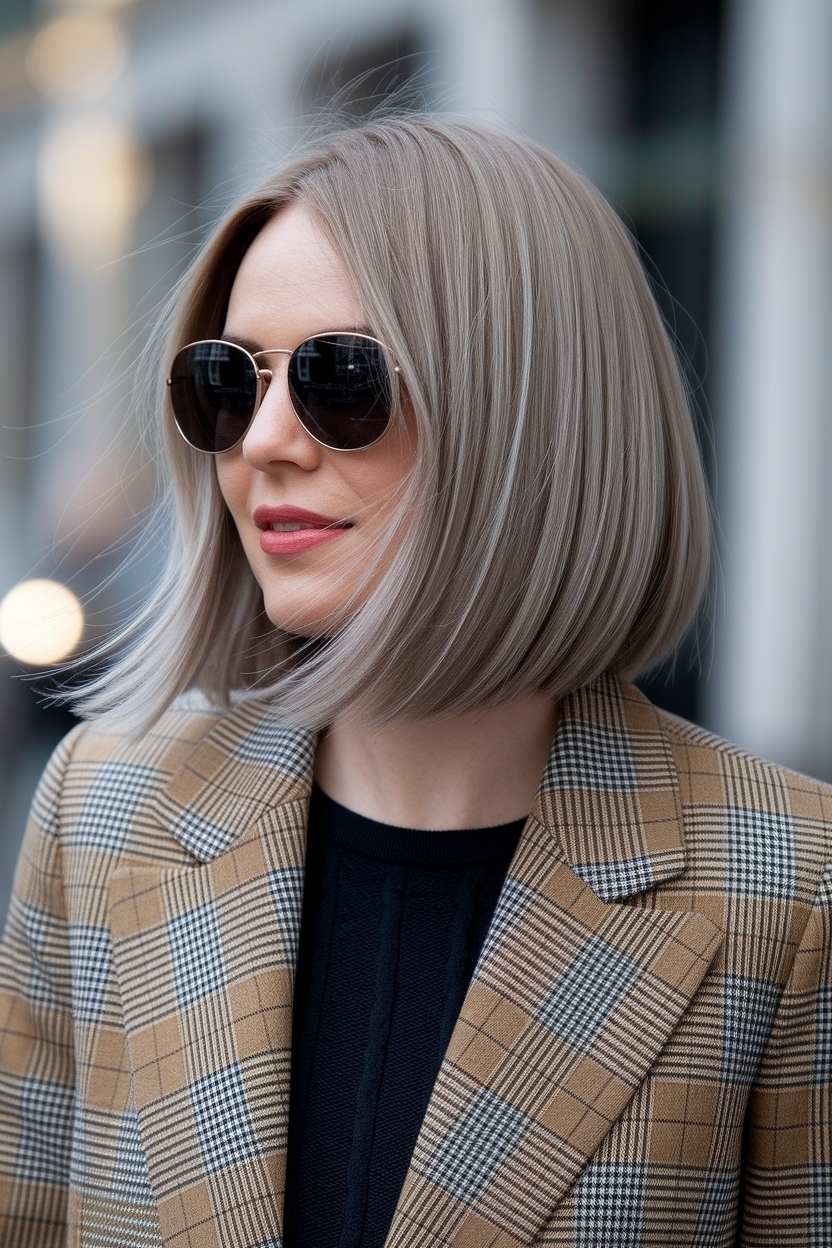 Quick Easy Hairstyles for Medium Hair for Work: Tips outfit idea