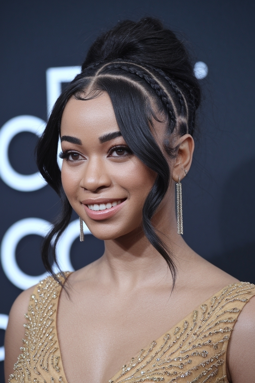 Quick Weave Hairstyles Half Up Half Down for Effortless Style outfit idea