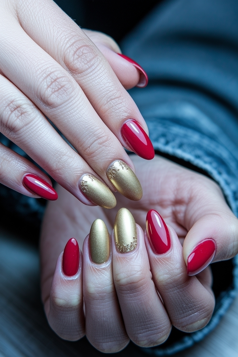 Red and Gold Nails Ideas: Glamorous Looks for Every Occasion outfit idea