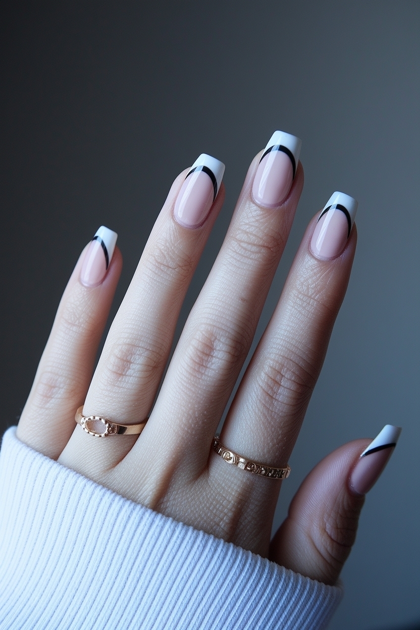 Short Acrylic Nails French Tip: Perfect for Any Occasion outfit idea