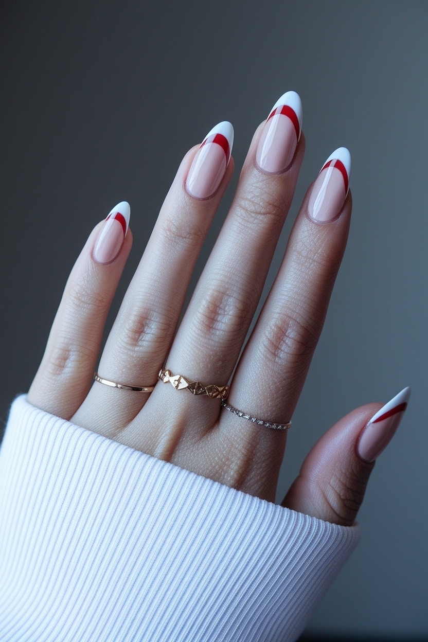 Short Almond Nails French Tip: A Chic Choice outfit idea