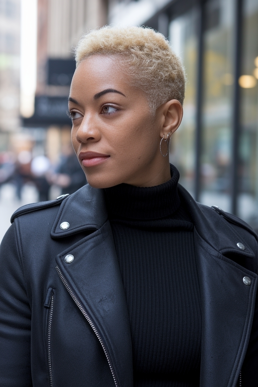 Short Hairstyle Women Black Woman Natural Hair Inspiration outfit idea