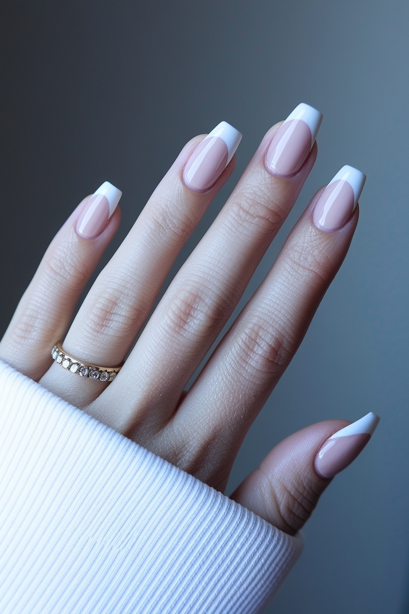 Perfect Short Nails French Tip Color Combinations outfit idea