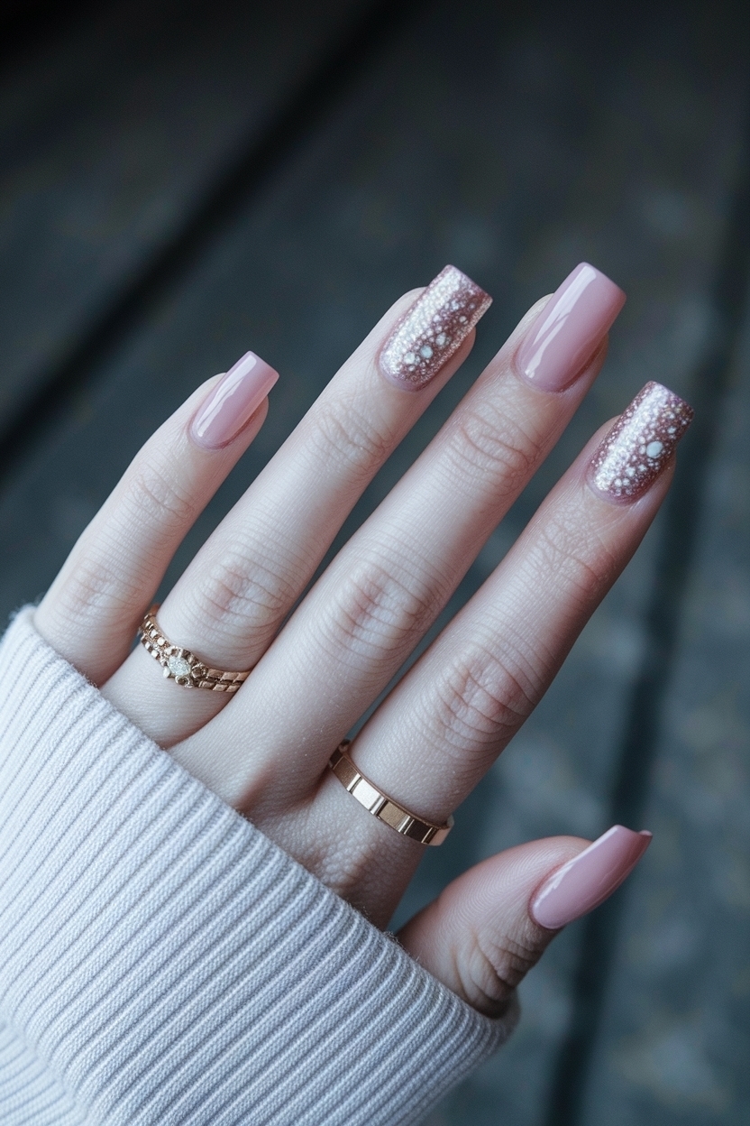 Short Square Acrylic Nails Fall: Seasonal Colors and Styles outfit idea