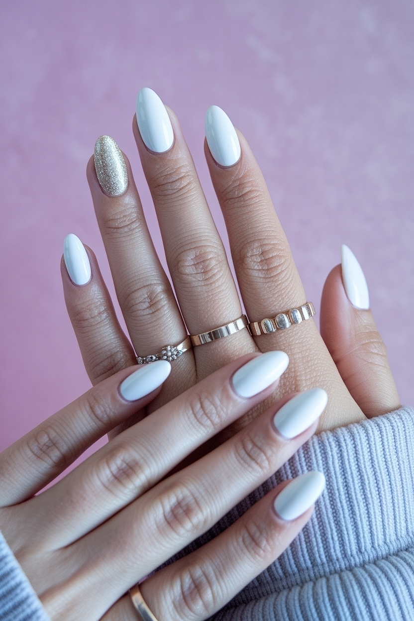Simple Short Acrylic Nail Ideas for Effortless Glam outfit idea
