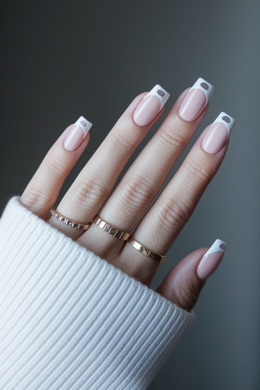 Square French Tip Acrylic Nails Design: Modern Styles to Try outfit idea