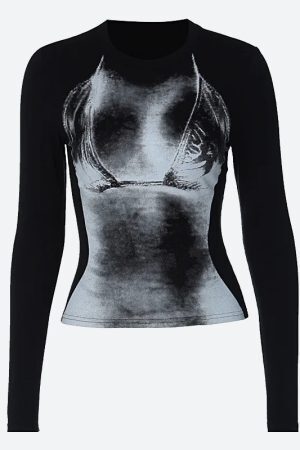 Style Core Aesthetics, New Style Trends - 3D Body Print Top