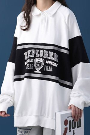 Style Core Aesthetics, New Style Trends - 90's Explorer Sweatshirt