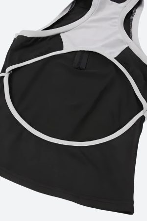 Style Core Aesthetics, New Style Trends - Acubi Open Back Zip-Up Top