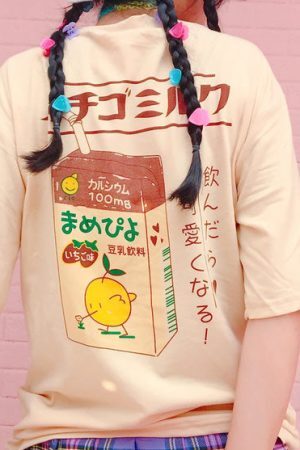 Style Core Aesthetics, New Style Trends - Aesthetic Milk T-Shirt