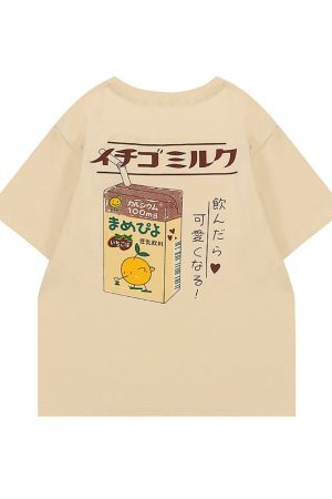 Style Core Aesthetics, New Style Trends - Aesthetic Milk T-Shirt