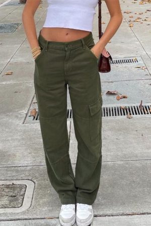 Style Core Aesthetics, New Style Trends - Aesthetic Vintage Baggy Cargo