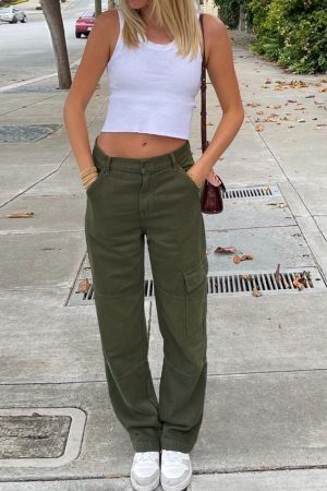 Style Core Aesthetics, New Style Trends - Aesthetic Vintage Baggy Cargo