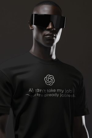 Style Core Aesthetics, New Style Trends - AI Can't Take My Job Tee