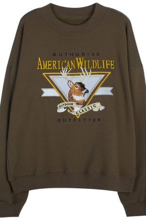 Style Core Aesthetics, New Style Trends - American Wildlife Sweatshirt