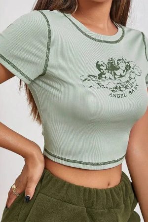 Style Core Aesthetics, New Style Trends - Angel Baby Tee