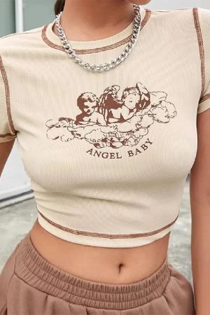 Style Core Aesthetics, New Style Trends - Angel Baby Tee