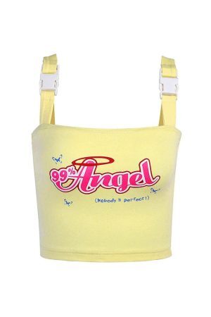 Style Core Aesthetics, New Style Trends - Angel Buckle Crop Top