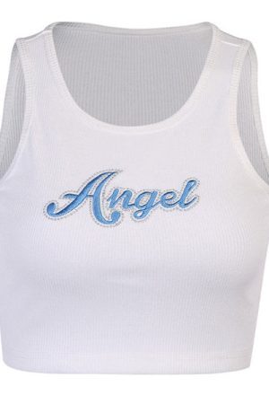 Style Core Aesthetics, New Style Trends - Angel Ribbed Top