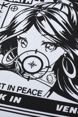 Style Core Aesthetics, New Style Trends - 'Anime Artifact Girl' T Shirt