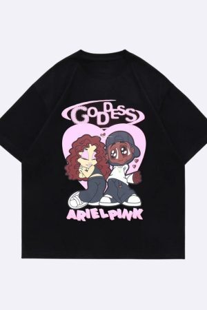 Style Core Aesthetics, New Style Trends - Ariel Pink Cute Couple Tee