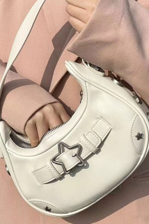Style Core Aesthetics, New Style Trends - Astria | Sac à Épaule Étoile Y2K