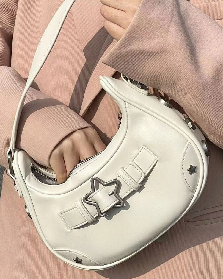 Style Core Aesthetics, New Style Trends - Astria | Sac à Épaule Étoile Y2K Style Core Aesthetics, New Style Trends - Astria | Sac à Épaule Étoile Y2K