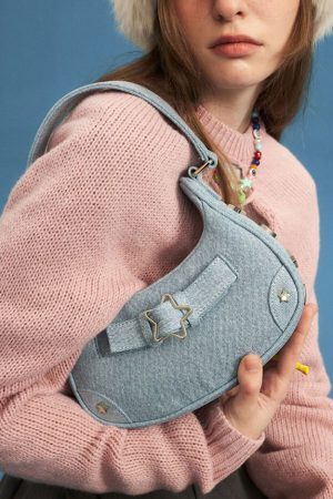 Style Core Aesthetics, New Style Trends - Astria | Sac à Épaule Étoile Y2K