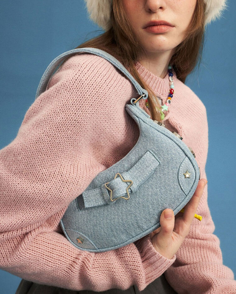 Style Core Aesthetics, New Style Trends - Astria | Sac à Épaule Étoile Y2K Style Core Aesthetics, New Style Trends - Astria | Sac à Épaule Étoile Y2K