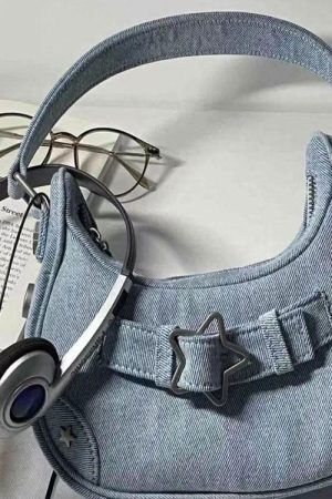 Style Core Aesthetics, New Style Trends - Astria | Sac à Épaule Étoile Y2K