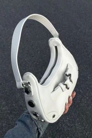 Style Core Aesthetics, New Style Trends - Astria | Sac à Épaule Étoile Y2K