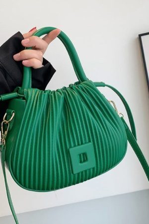 Style Core Aesthetics, New Style Trends - Aurela | Sac à main plissé