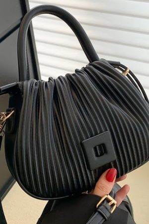 Style Core Aesthetics, New Style Trends - Aurela | Sac à main plissé