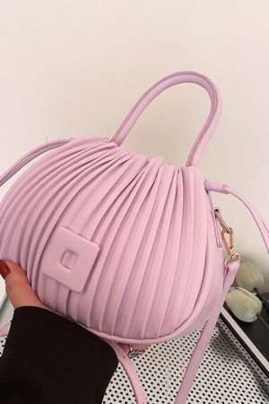 Style Core Aesthetics, New Style Trends - Aurela | Sac à main plissé