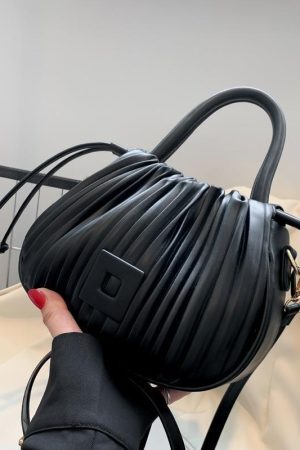 Style Core Aesthetics, New Style Trends - Aurela | Sac à main plissé