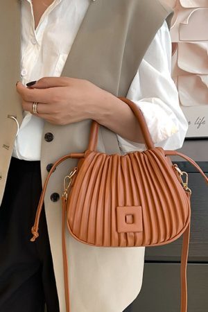 Style Core Aesthetics, New Style Trends - Aurela | Sac à main plissé
