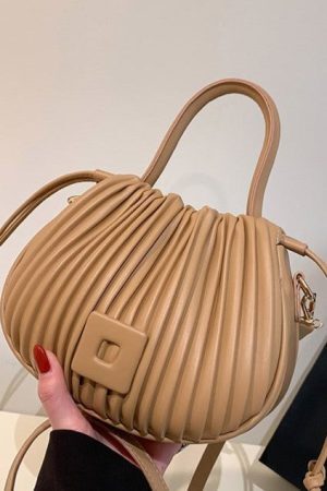 Style Core Aesthetics, New Style Trends - Aurela | Sac à main plissé