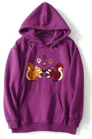 Style Core Aesthetics, New Style Trends - Autumn Squirrel Hoodie