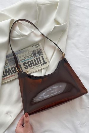 Style Core Aesthetics, New Style Trends - Azal | Sac à bandoulière effet gelée