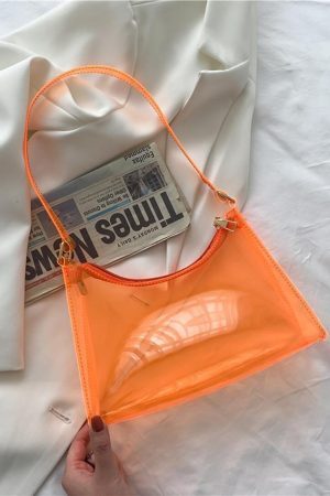 Style Core Aesthetics, New Style Trends - Azal | Sac à bandoulière effet gelée