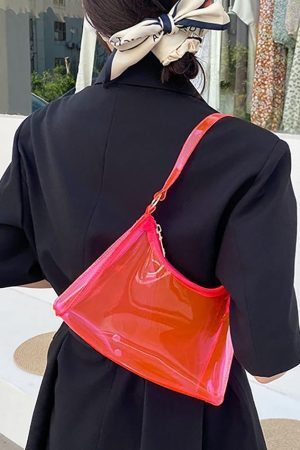Style Core Aesthetics, New Style Trends - Azal | Sac à bandoulière effet gelée