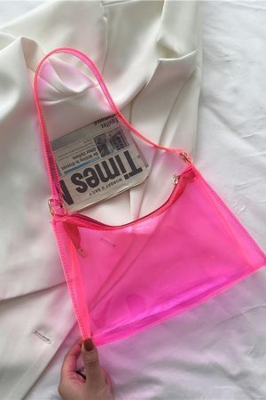 Style Core Aesthetics, New Style Trends - Azal | Sac à bandoulière effet gelée