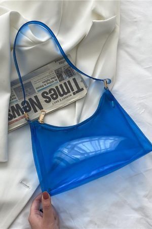 Style Core Aesthetics, New Style Trends - Azal | Sac à bandoulière effet gelée