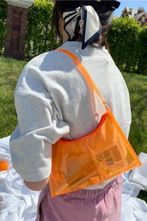 Style Core Aesthetics, New Style Trends - Azal | Sac à bandoulière effet gelée