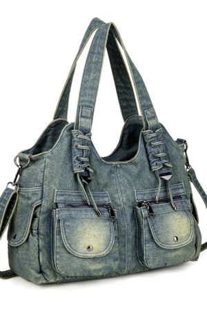 Style Core Aesthetics, New Style Trends - Azol | Sac Denim Y2K Vintage