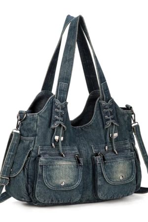 Style Core Aesthetics, New Style Trends - Azol | Sac Denim Y2K Vintage