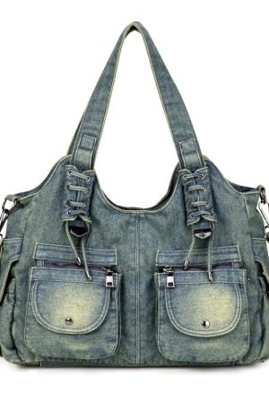 Style Core Aesthetics, New Style Trends - Azol | Sac Denim Y2K Vintage