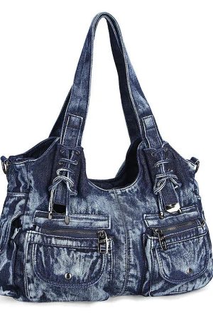 Style Core Aesthetics, New Style Trends - Azol | Sac Denim Y2K Vintage